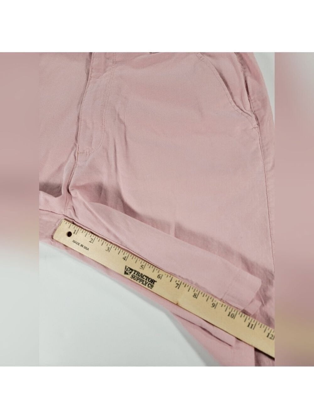 NWT Bob Timberlake Men's Flat Front Stretch Cotton Casual Chino Shorts 34 Pink - Picture 10 of 12
